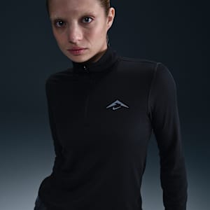 Nike Trail Women's Dri-FIT 1/4-Zip Running Mid-Layer Top. Nike LU